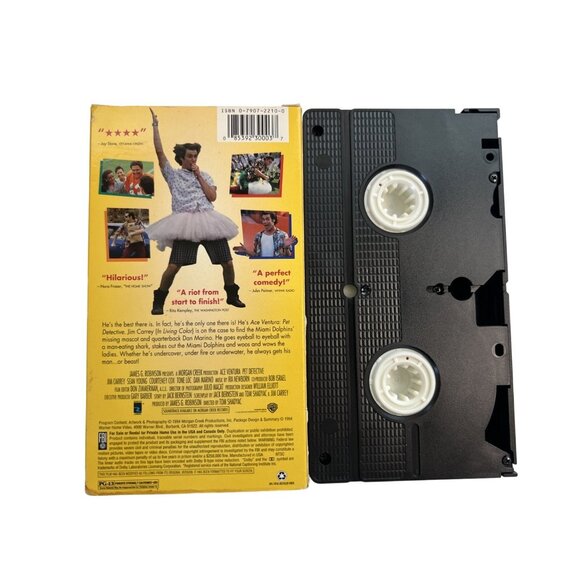 Ace Ventura: Pet Detective VHS 1994 Jim Carrey Comedy Classic With Box - Picture 3 of 7